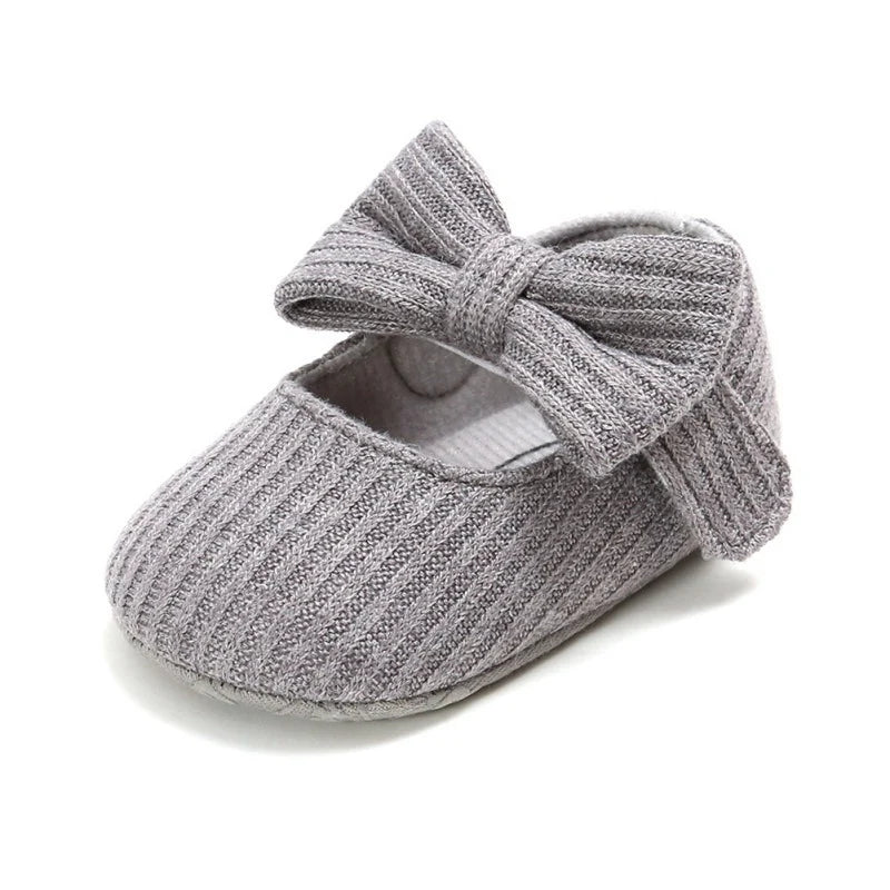 Baby Girl Cotton Prewalker Shoes