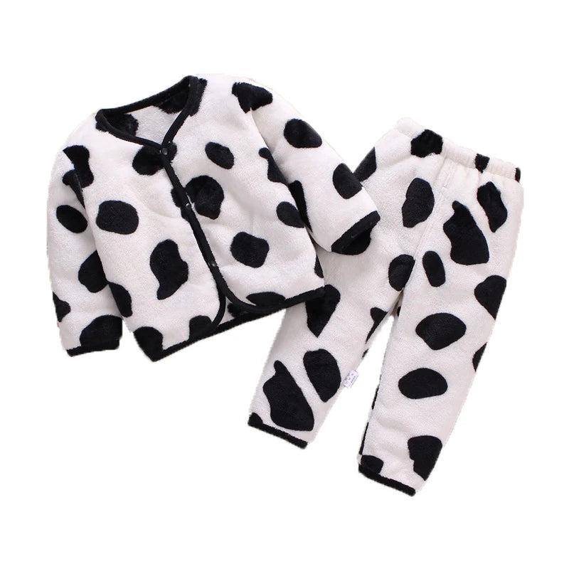 Newborn Flannel Shirt & Pants Set
