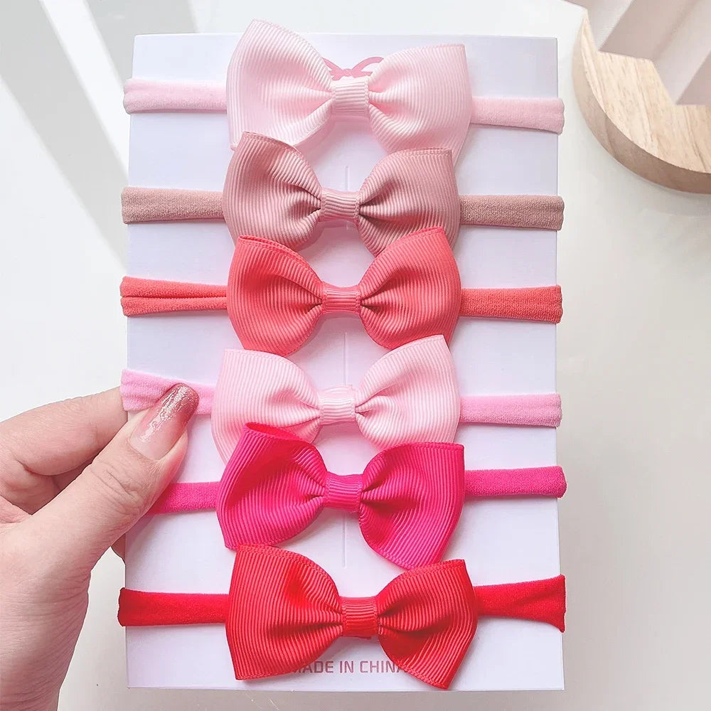 Ribbon Bow Headbands Set