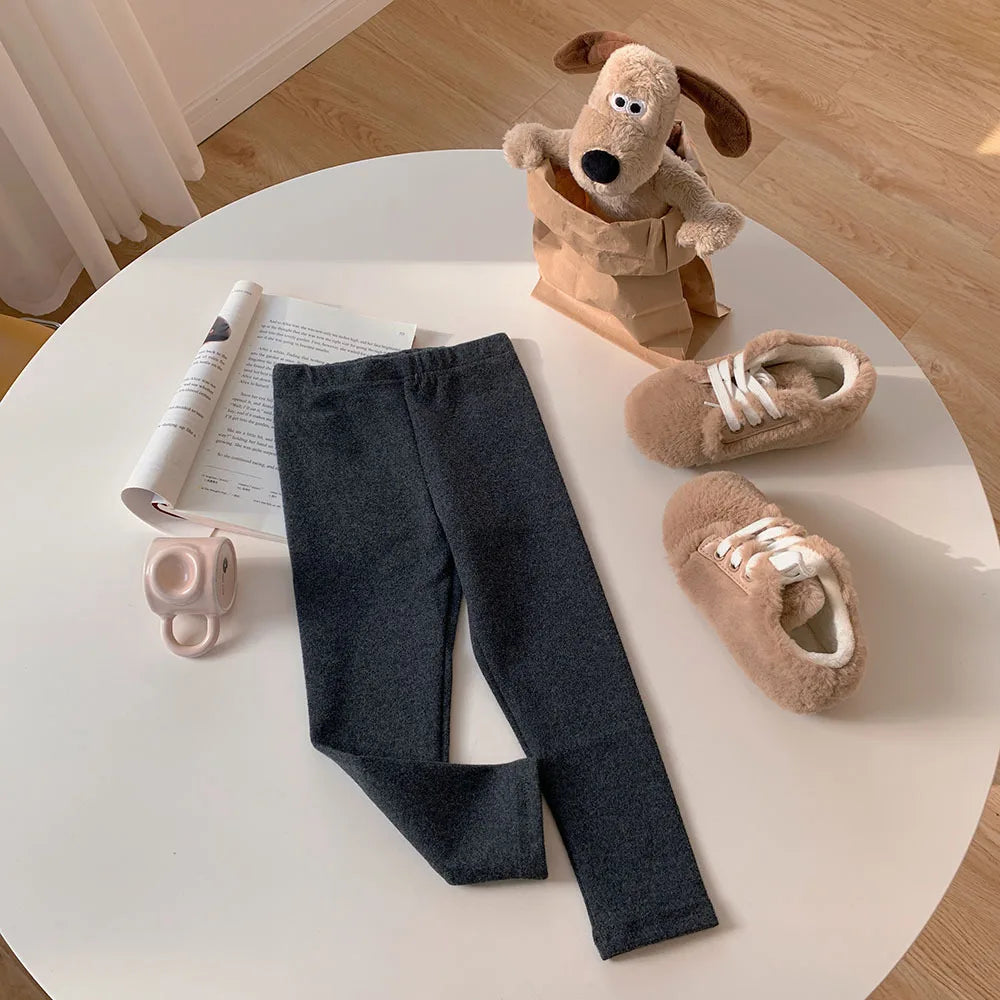 Girls' Stretchy Cotton Leggings