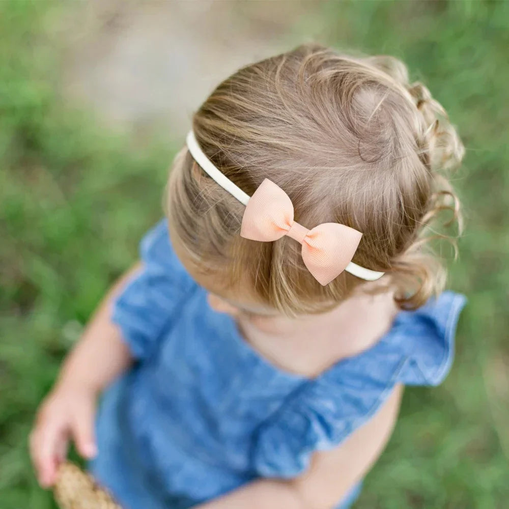 Ribbon Bow Headbands Set