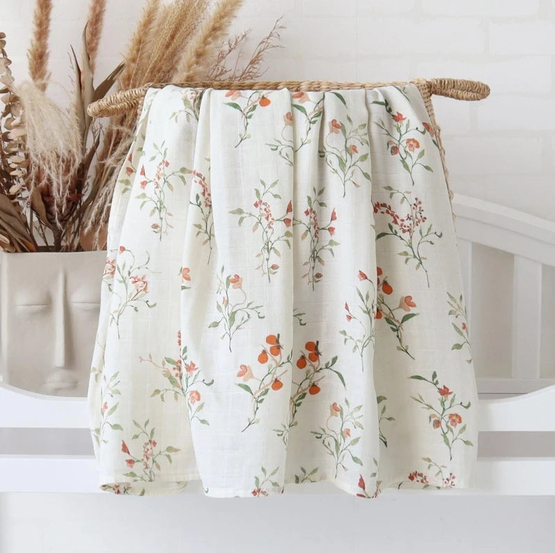 Bamboo Cotton Baby Swaddle Blanket