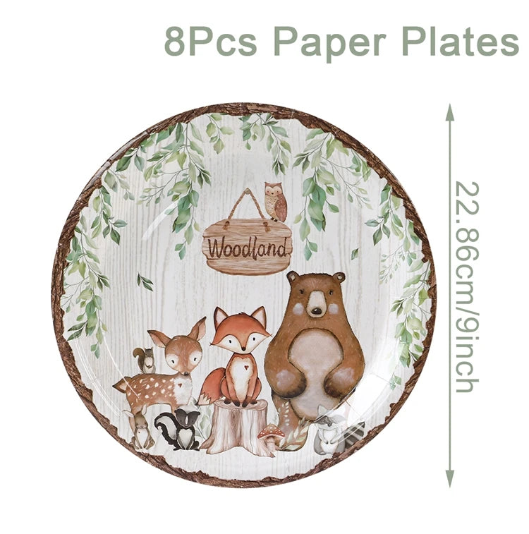 Jungle Animals Tableware Set