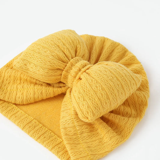 Baby Turban Hat with Big Bow for Newborns and Toddlers