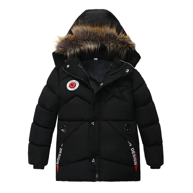 Winter Jacket with Detachable Hood