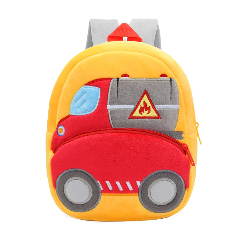 Vehicle-Themed Plush Backpack
