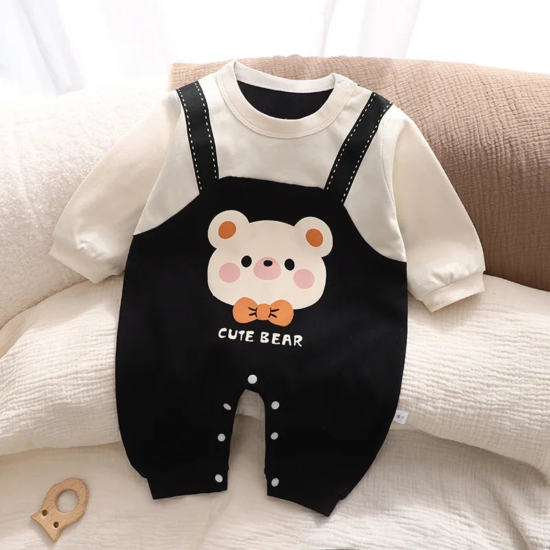 Animal Print Baby Romper