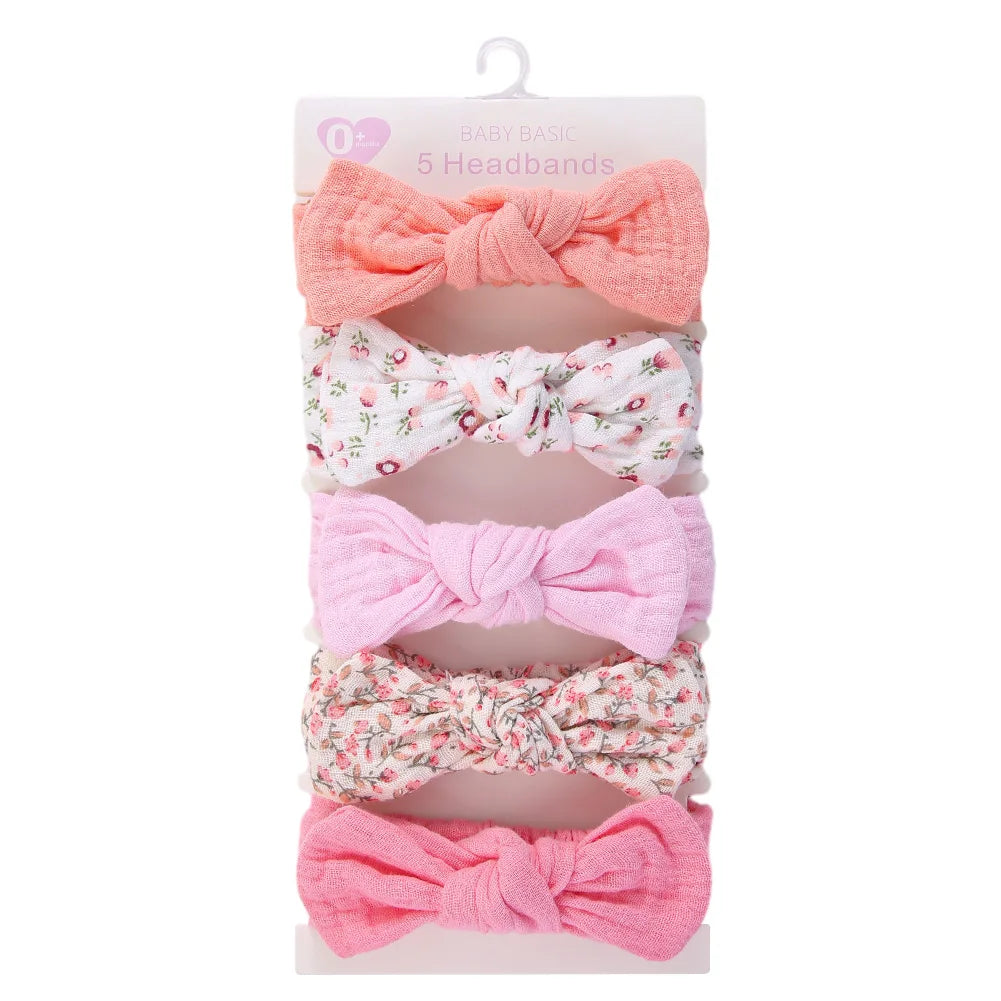 Muslin Cotton Headband Set