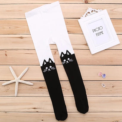 Cozy Cartoon Cotton Tights