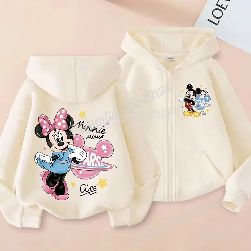 Mickey & Minnie Zipper Hoodie
