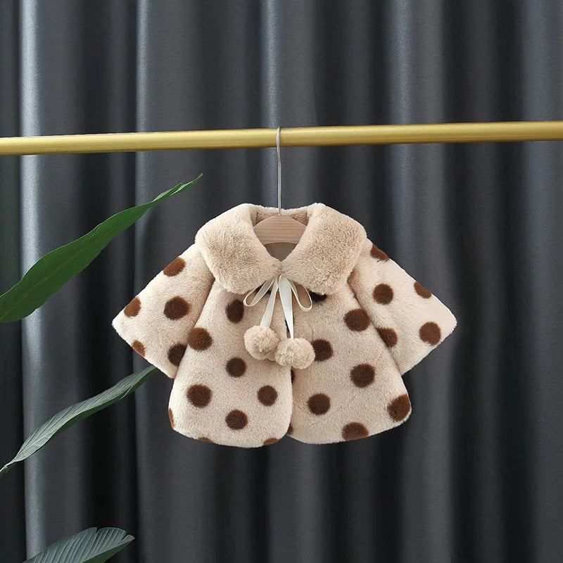 Polka Dot Winter Cloak