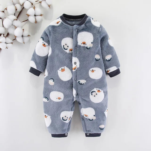 Soft Fleece Baby Romper