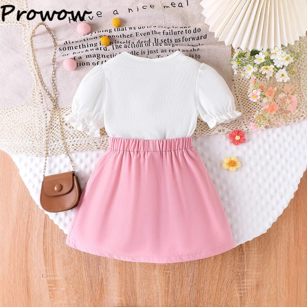 3D Flower 2-Piece Outfit