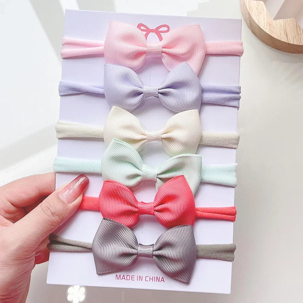Ribbon Bow Headbands Set