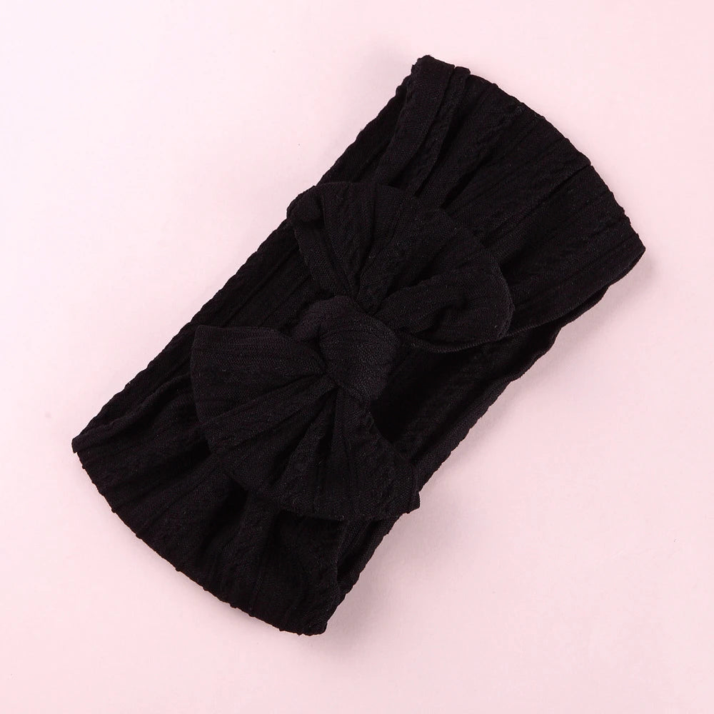 Printed Bow Baby Headband