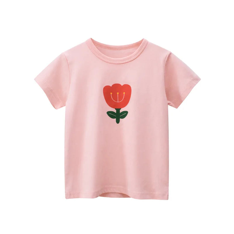 Floral Cotton T-Shirt