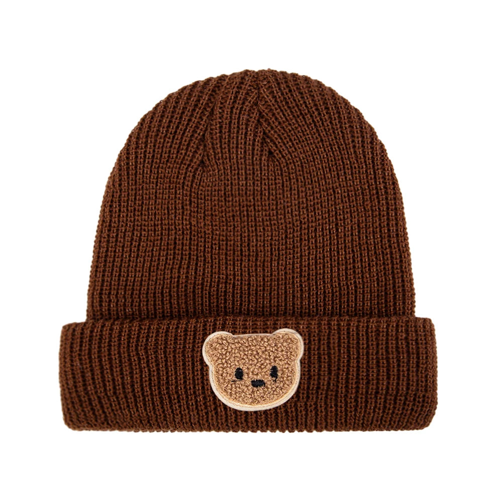 Cartoon Bear Beanie Cap