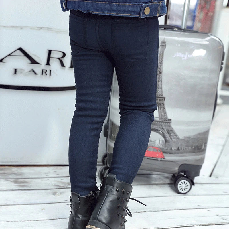 Slim Fit Stretchable Pants for Girls