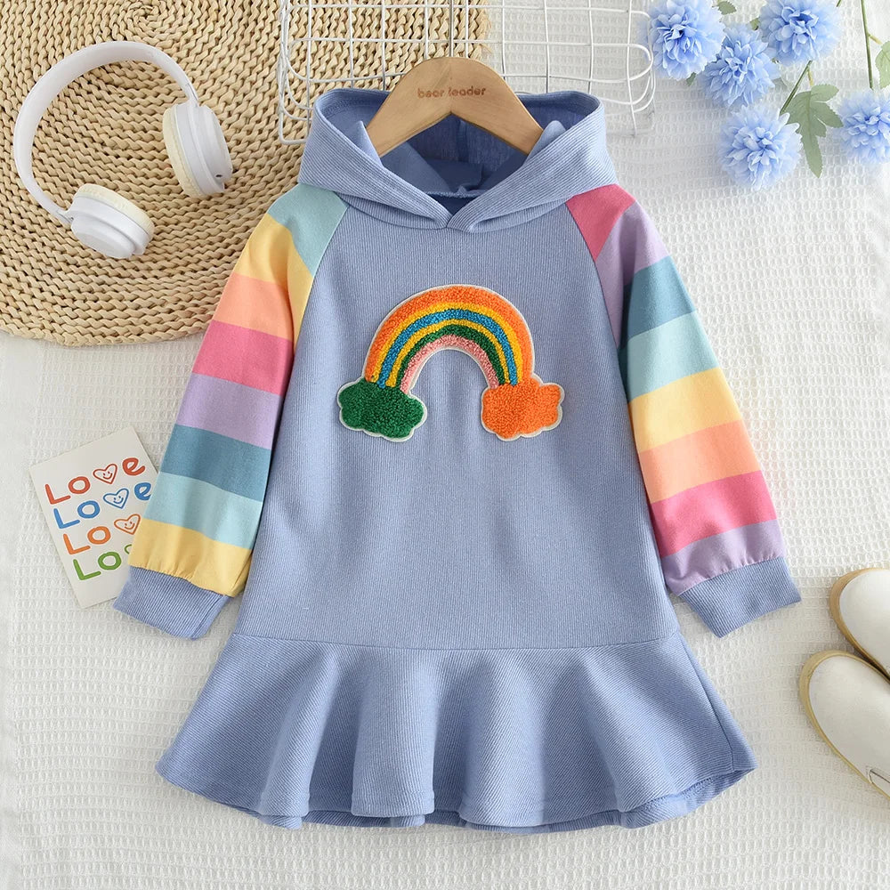 Girls' Rainbow Princess Dress