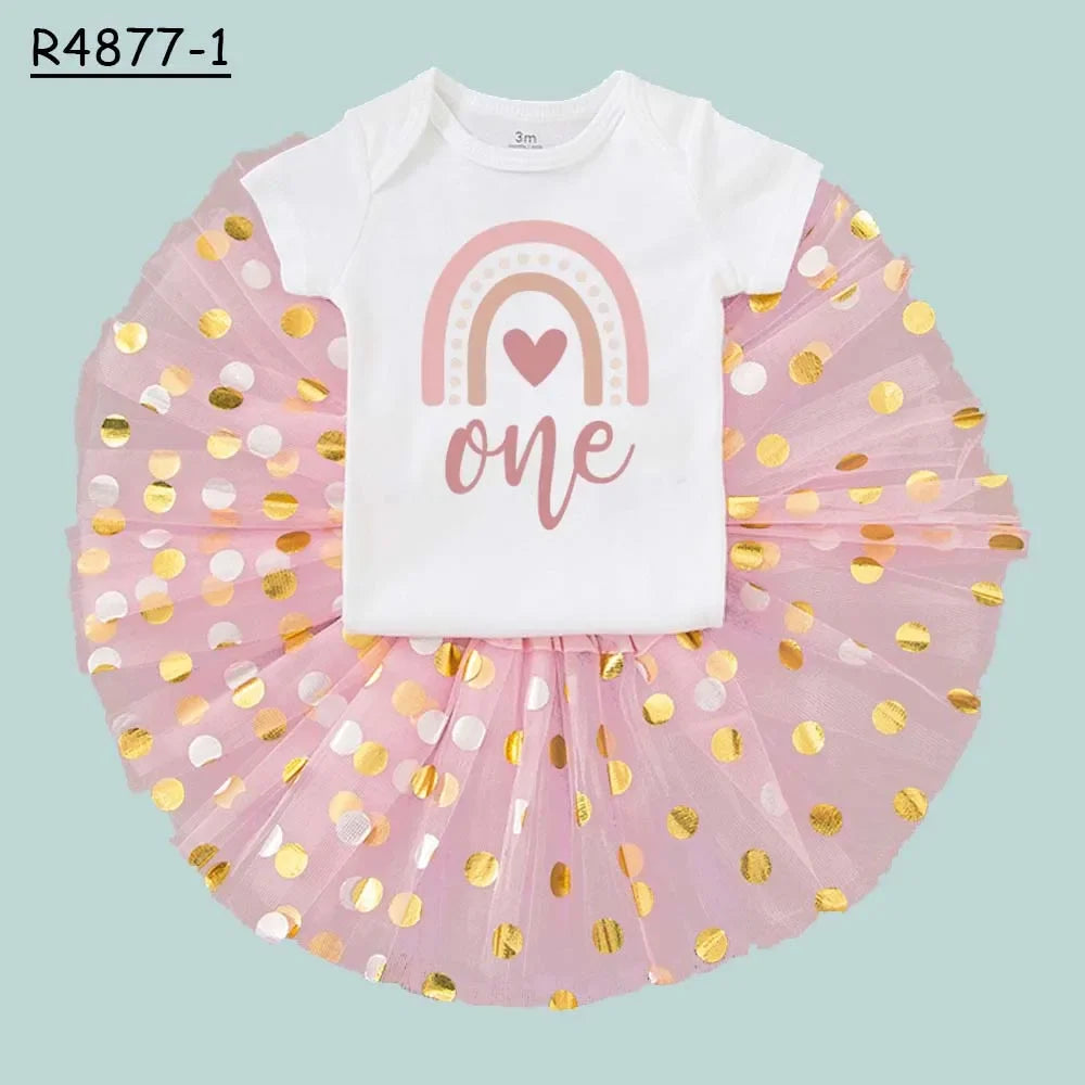 Baby Girl Birthday Tutu Dress