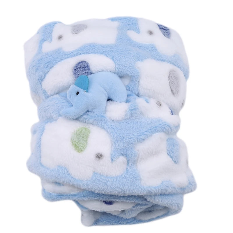 Cartoon Baby Blanket & Pillow