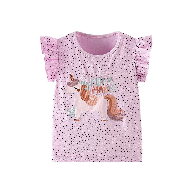 Cartoon Embroidery T-shirt
