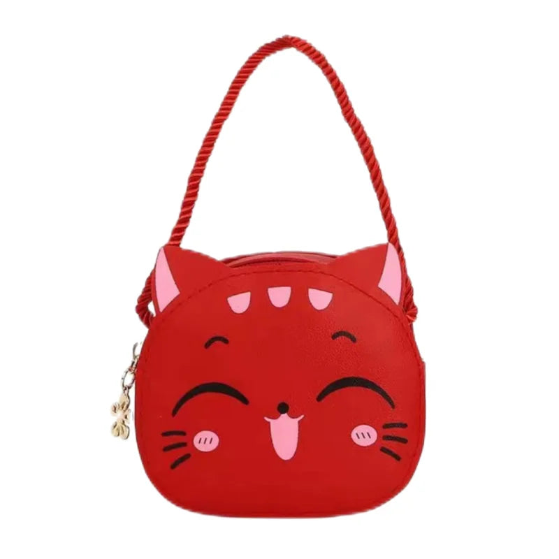 Cartoon Cat Crossbody Bag