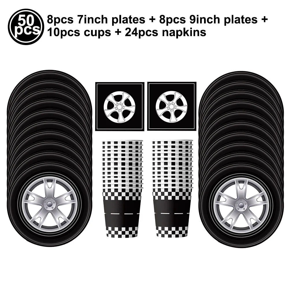 Racing Car Decor Set