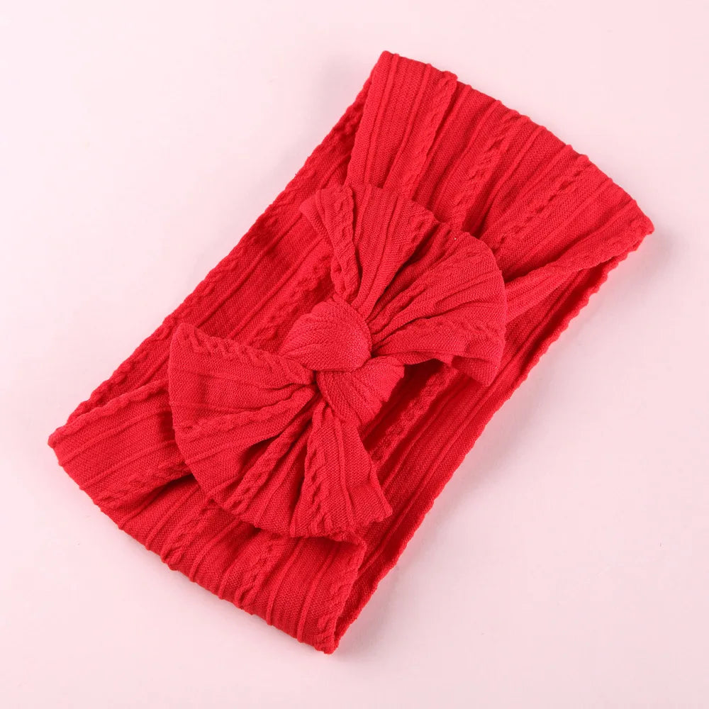 Printed Bow Baby Headband
