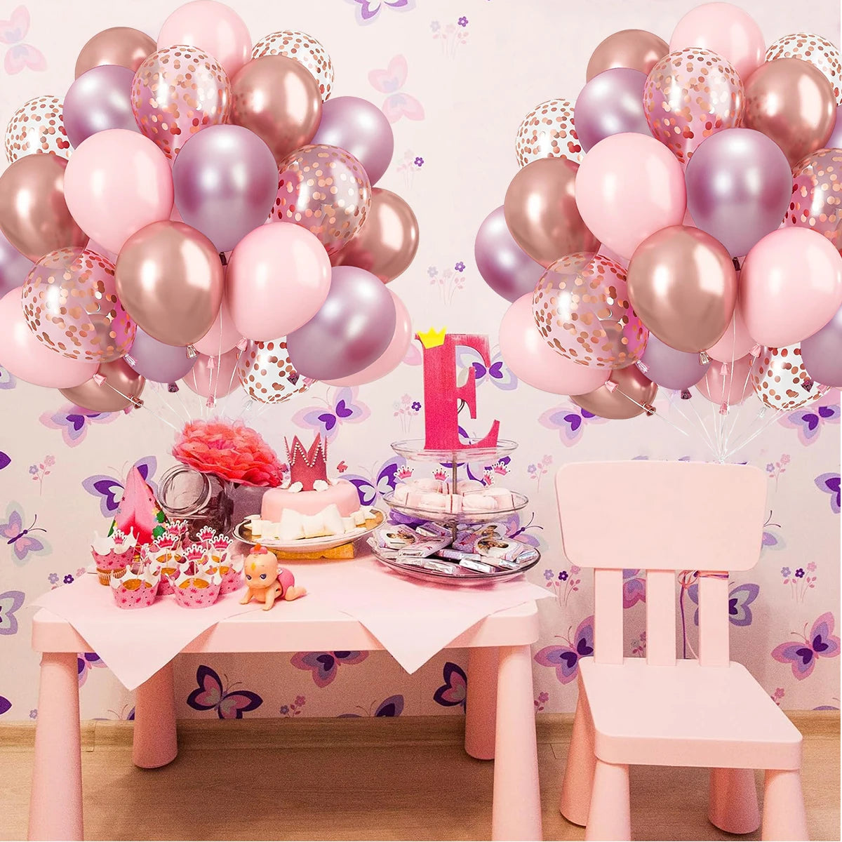 Confetti & Latex Balloon Set