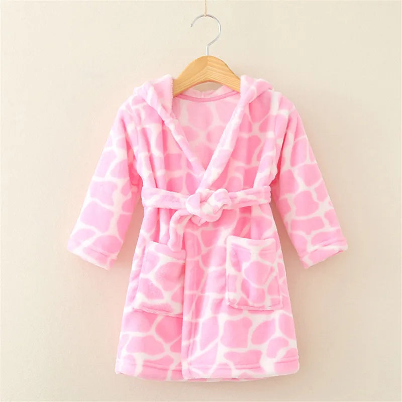 Kids' Flannel Bathrobe