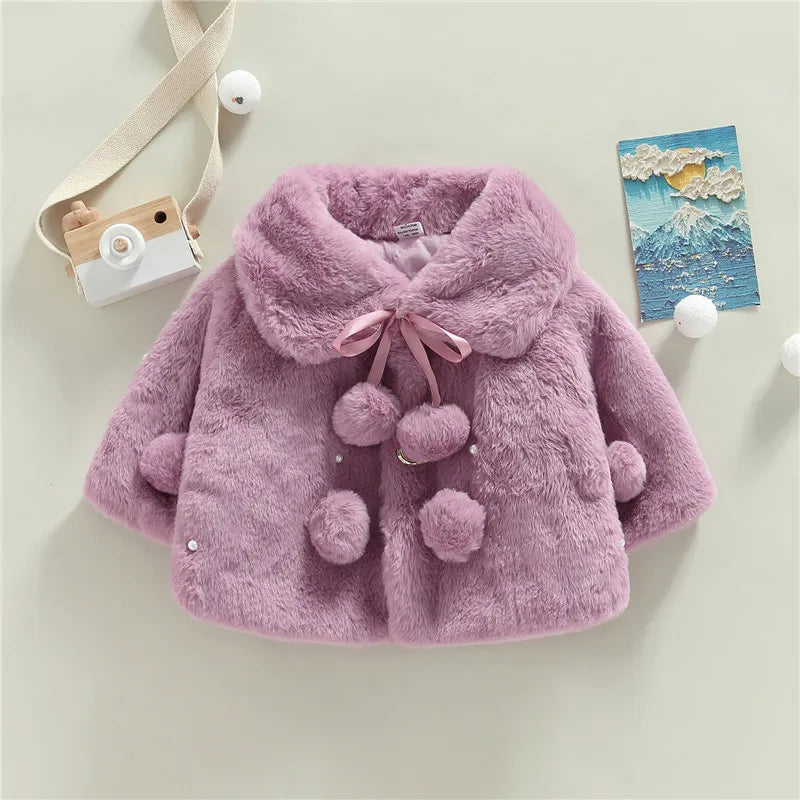 Faux Fur Winter Cloak