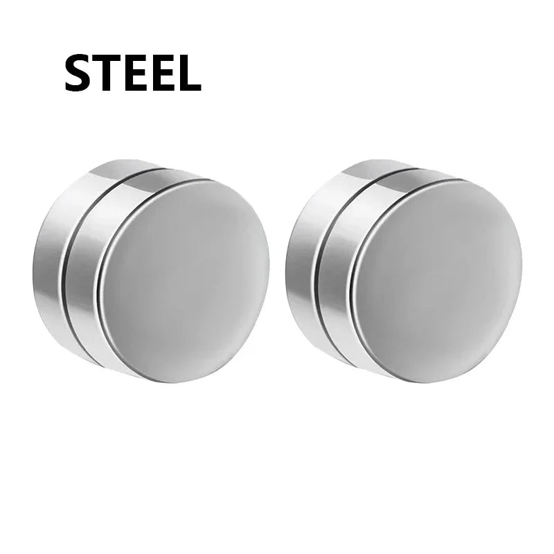 Magnetic Zircon Stud Earrings