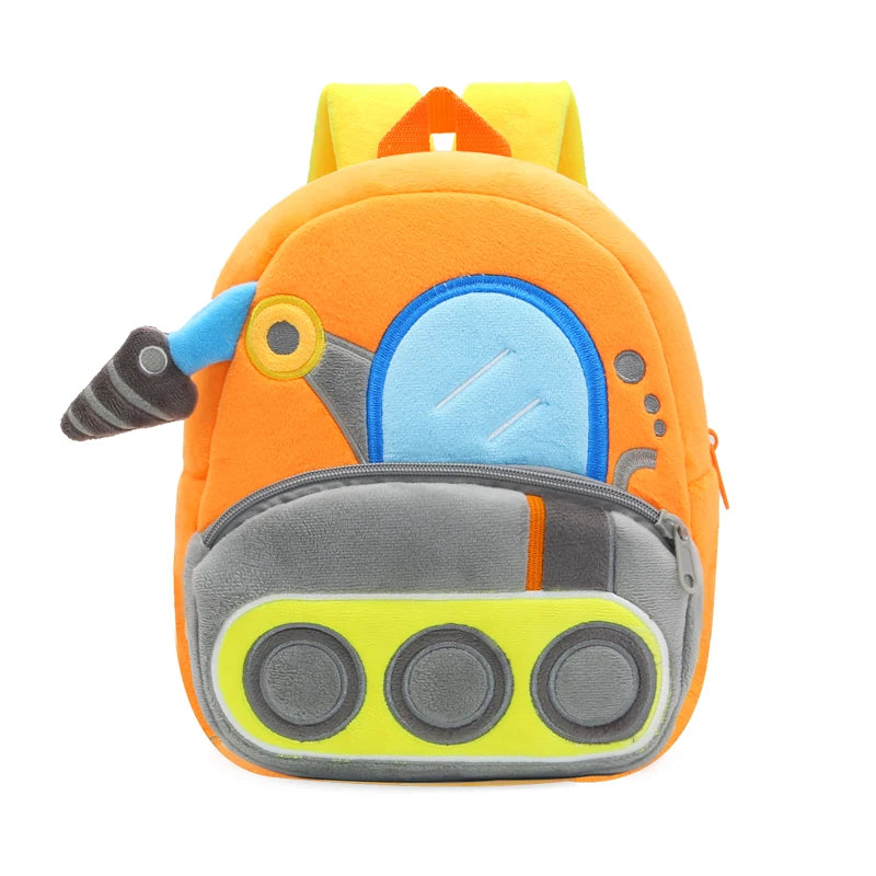 Vehicle-Themed Plush Backpack