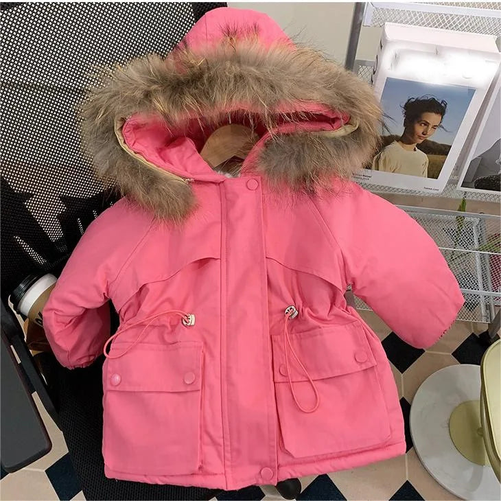 Kids' Plush Parka Jacket