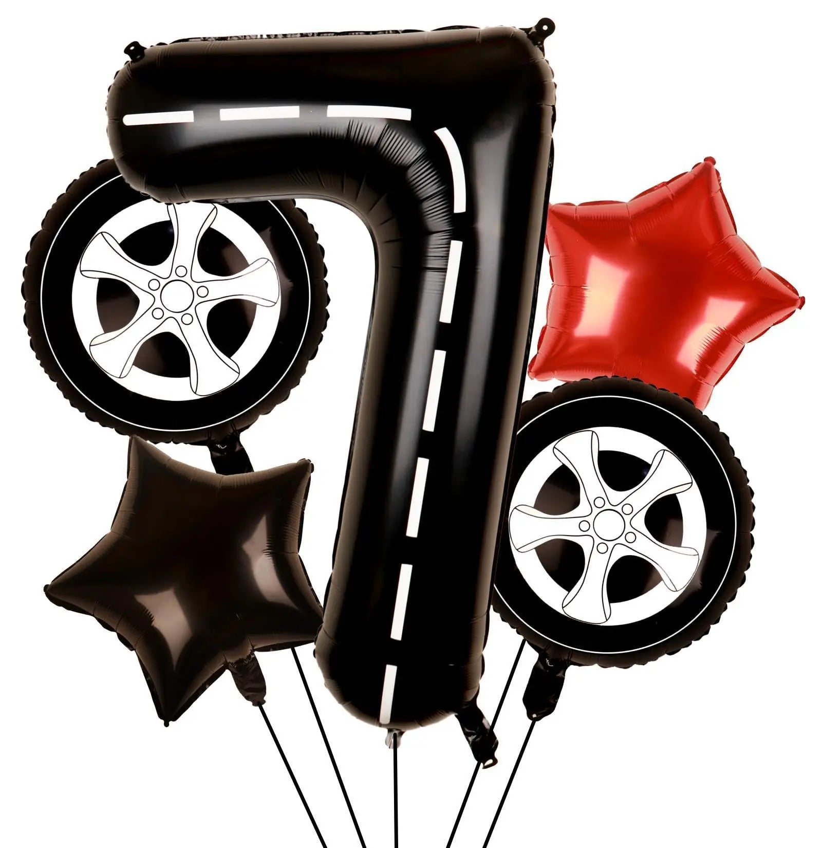 Racing Car Balloon Set - 5 pcs
