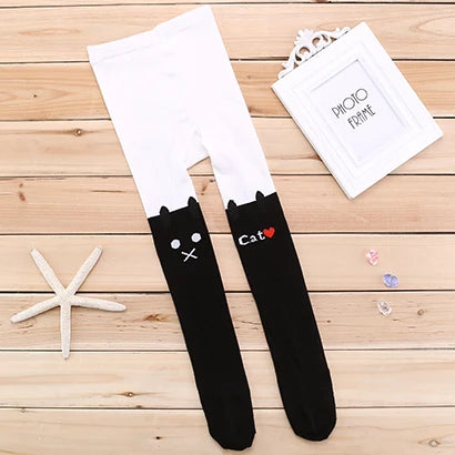 Cozy Cartoon Cotton Tights