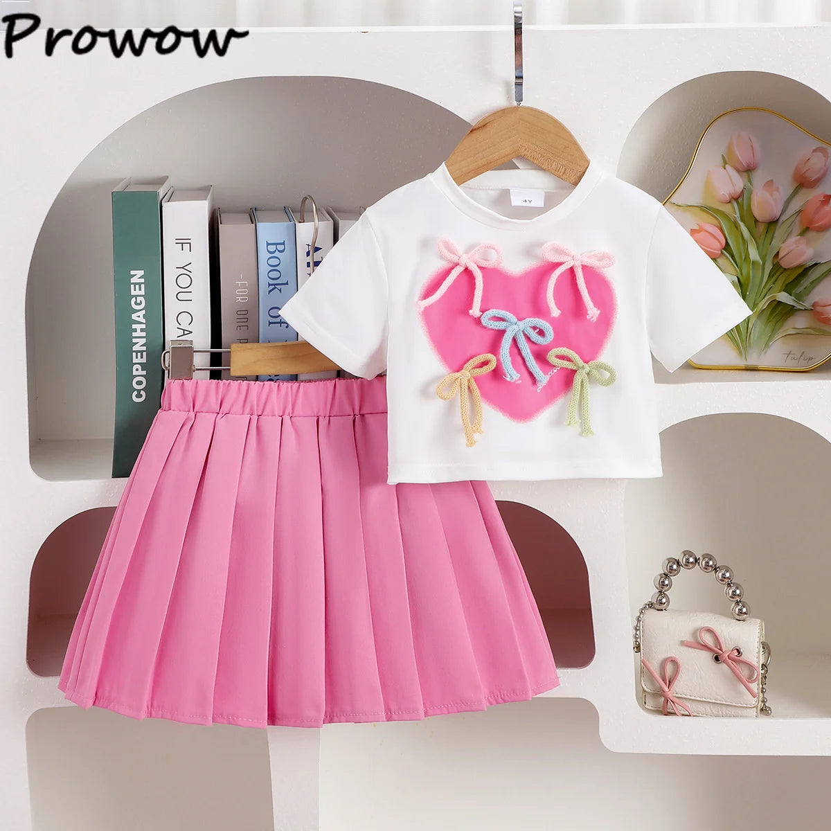 Bow & Heart 2-Piece Outfit