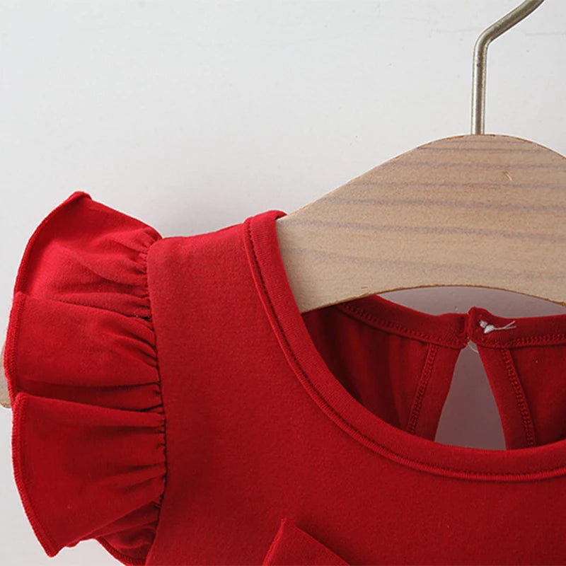 Princess Dress with Bow & Flying Sleeves