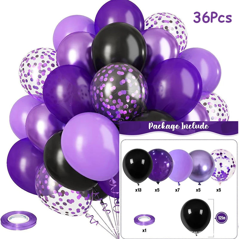 50 PCs Latex Balloon Set