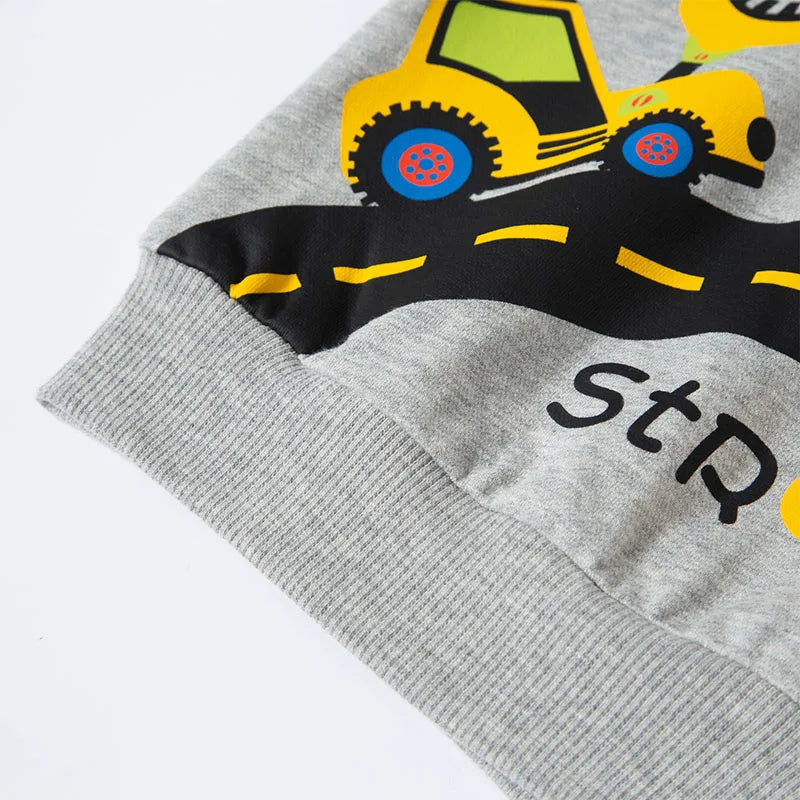 Cartoon Vehicle Sweatshirt
