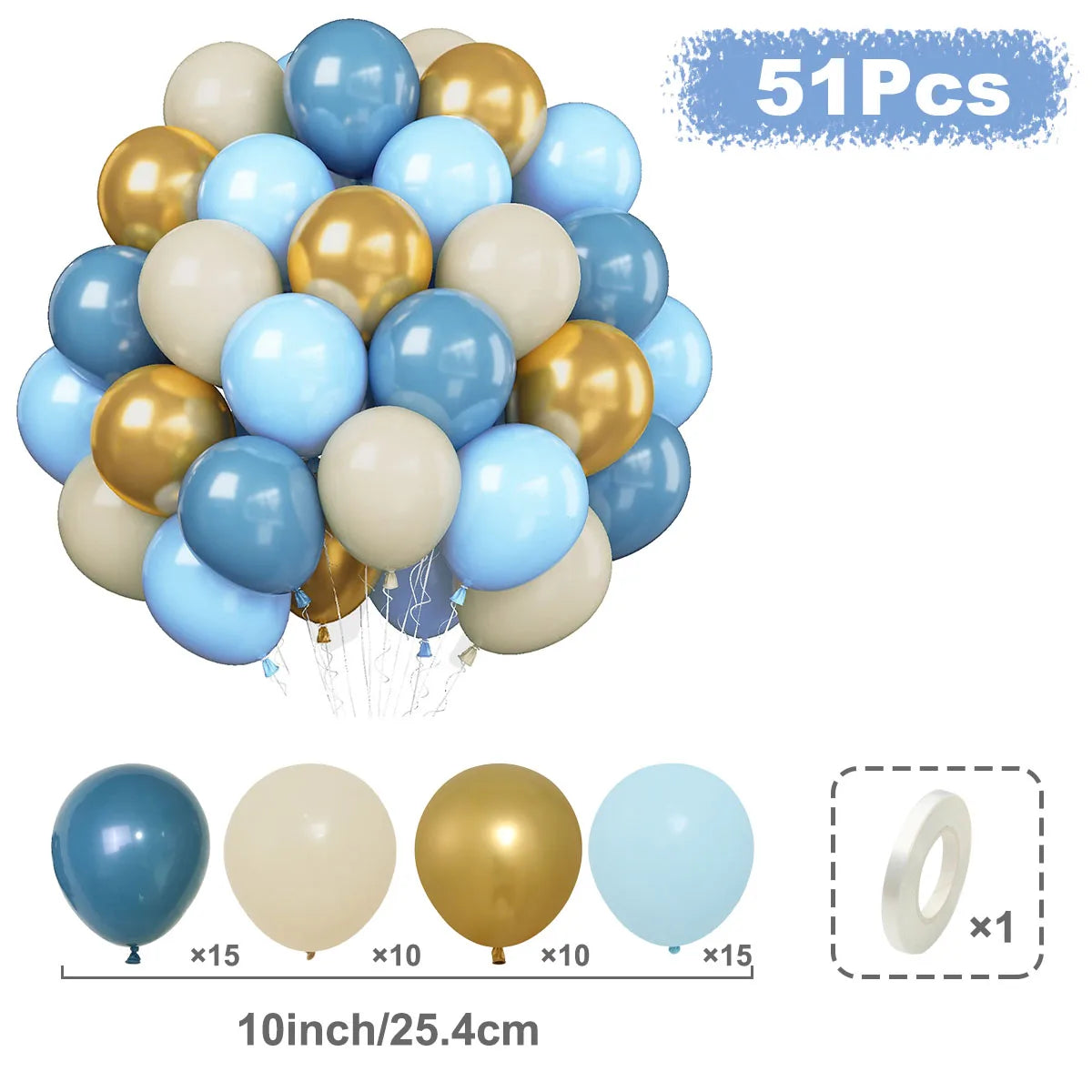 Confetti & Latex Balloon Set