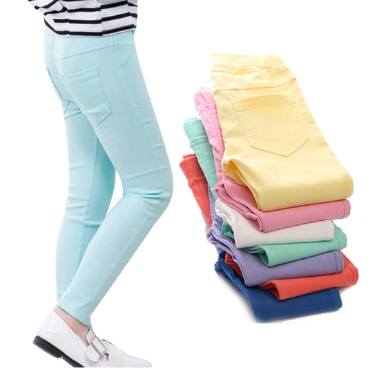 Slim Fit Stretchable Pants for Girls