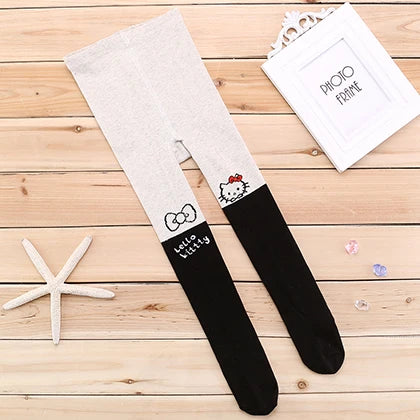 Cozy Cartoon Cotton Tights