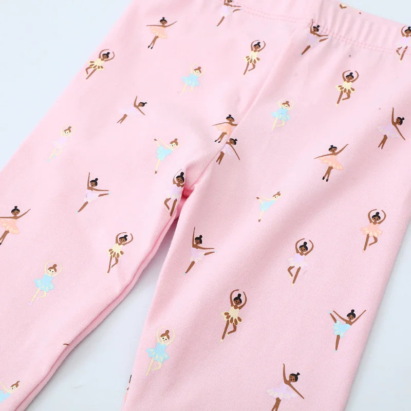 Girls’ Ballerina Print Leggings