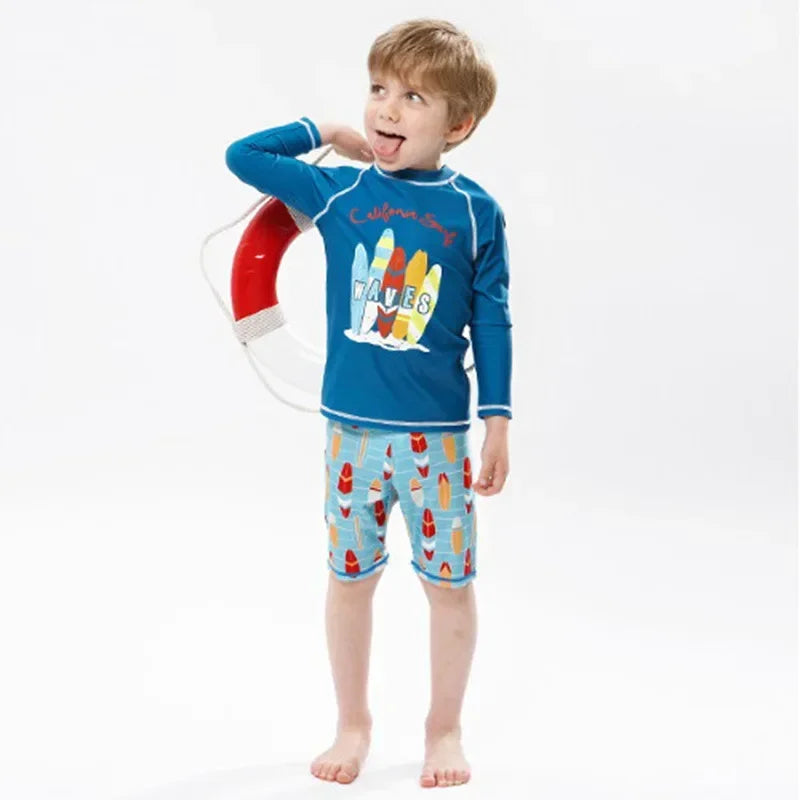 Cute Cartoon Swimsuit Set