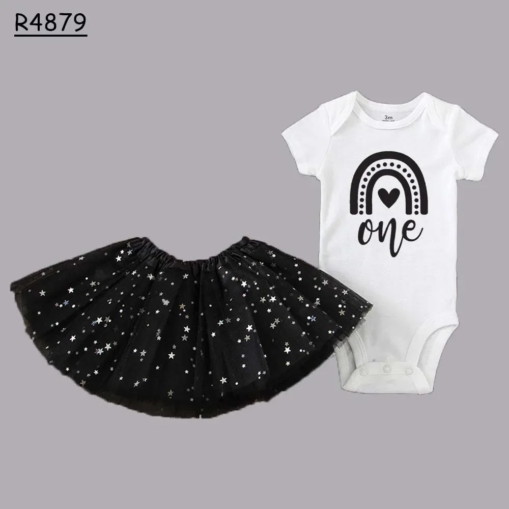 Baby Girl Birthday Tutu Dress