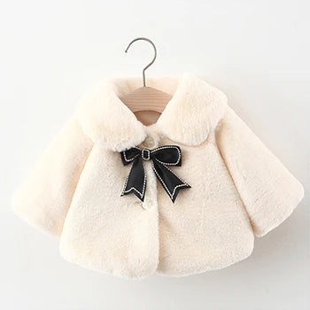 Girls’ Faux Fur Princess Cloak