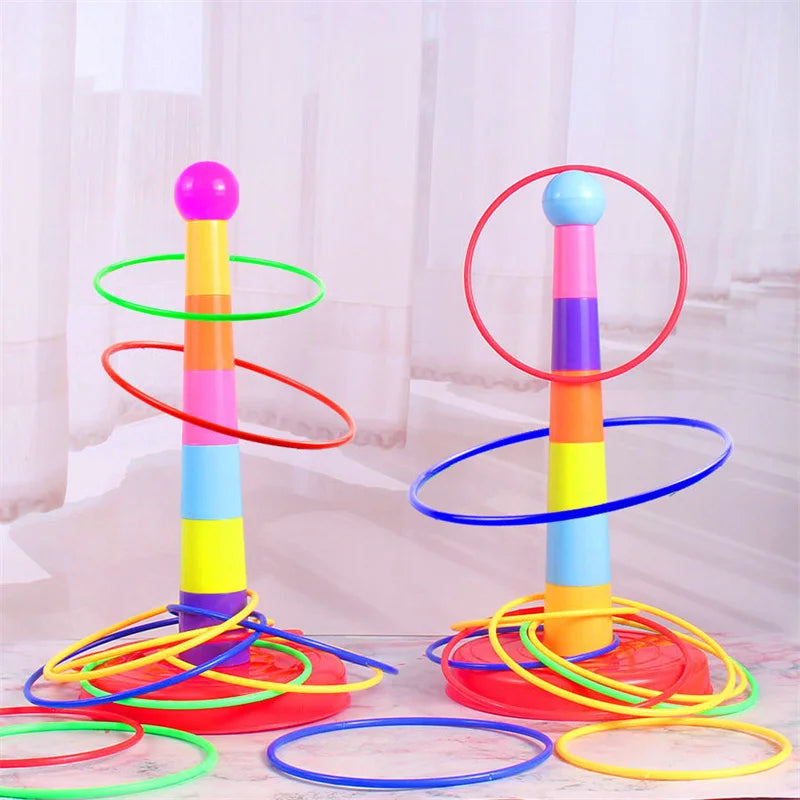 Ring Toss & Stacking Toy Game