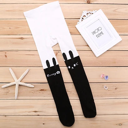 Cozy Cartoon Cotton Tights